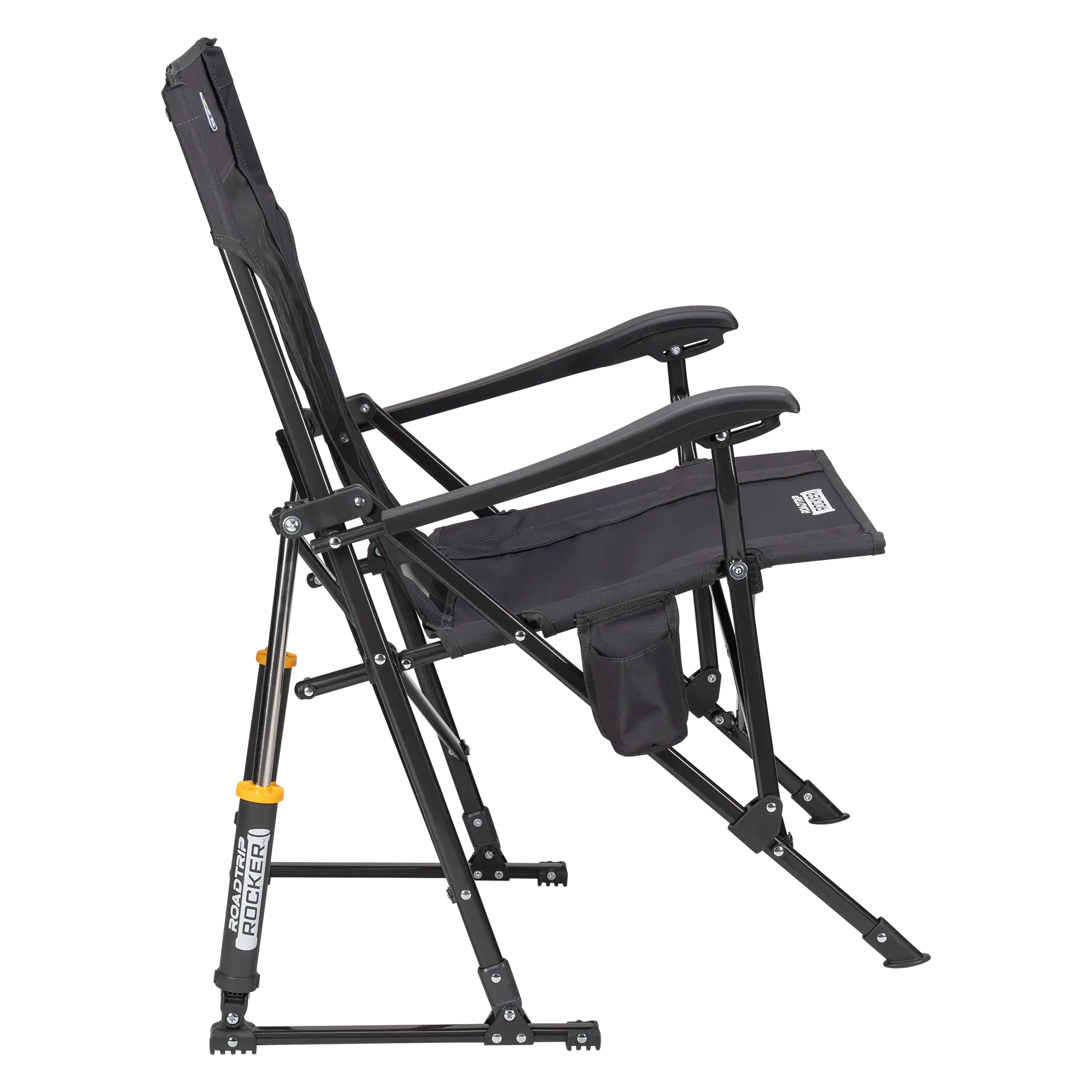 Heavy-Duty Freestyle RoadTrip Rocker - Choice 855 - Patented Spring-Action Rocking Chair for Camping Detail