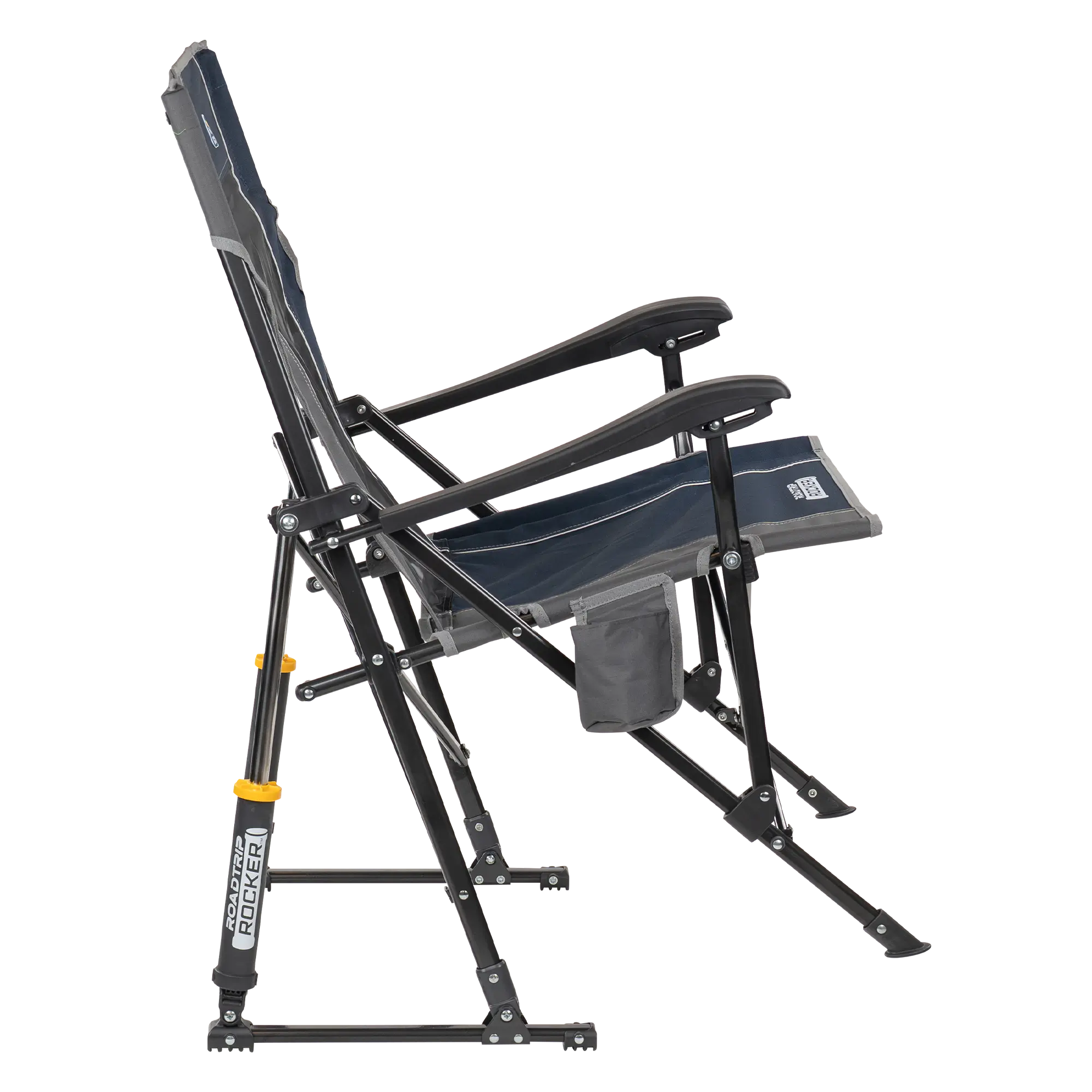 Heavy-Duty Freestyle RoadTrip Rocker - Choice 855 - Patented Spring-Action Rocking Chair for Camping Detail