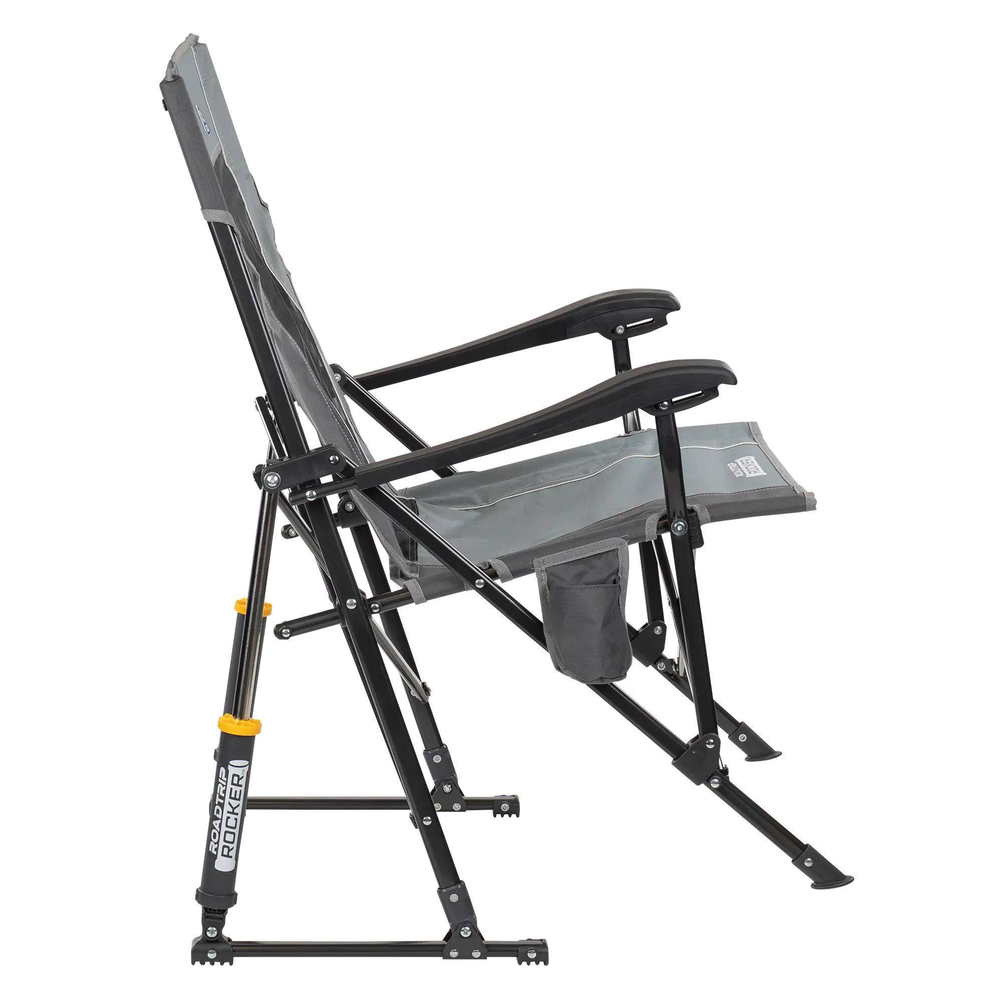 Heavy-Duty Freestyle RoadTrip Rocker - Choice 855 - Patented Spring-Action Rocking Chair for Camping Detail