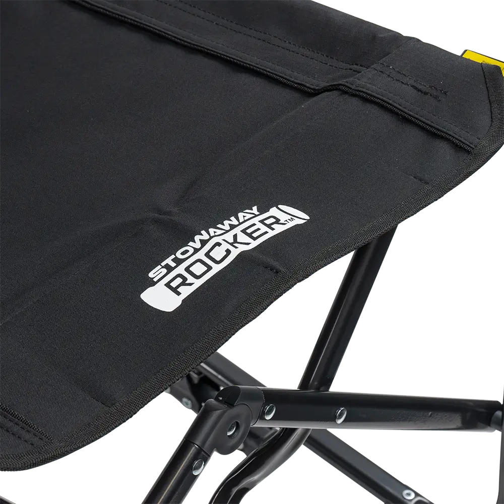 Patented Spring-Action Stowaway Rocker - Choice 794 - Heavy-Duty Kickback Rocker with Beverage Holder Detail