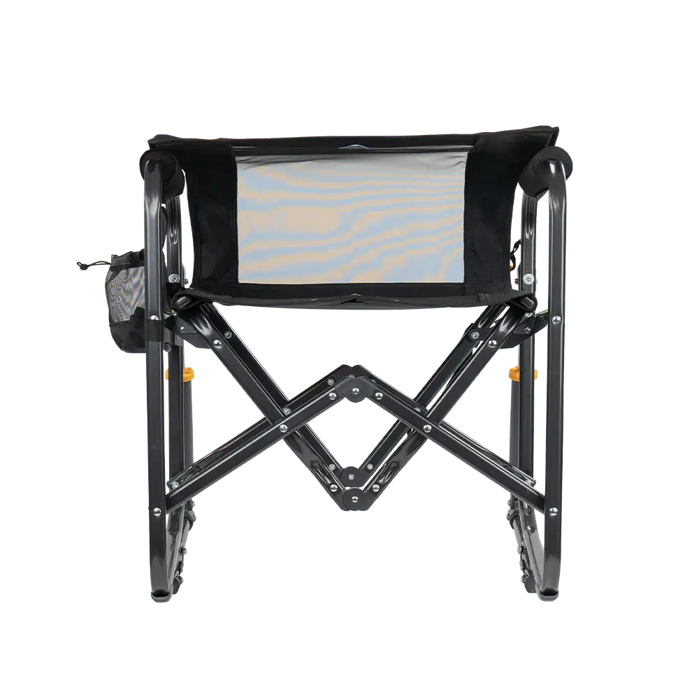 Patented Spring-Action Stowaway Rocker - Choice 794 - Heavy-Duty Kickback Rocker with Beverage Holder Detail