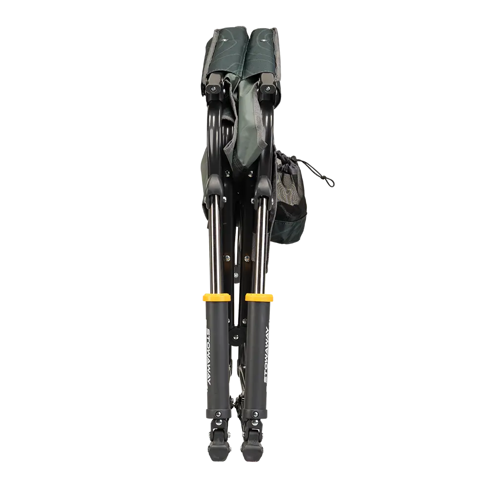 Patented Spring-Action Stowaway Rocker - Choice 794 - Heavy-Duty Kickback Rocker with Beverage Holder Detail