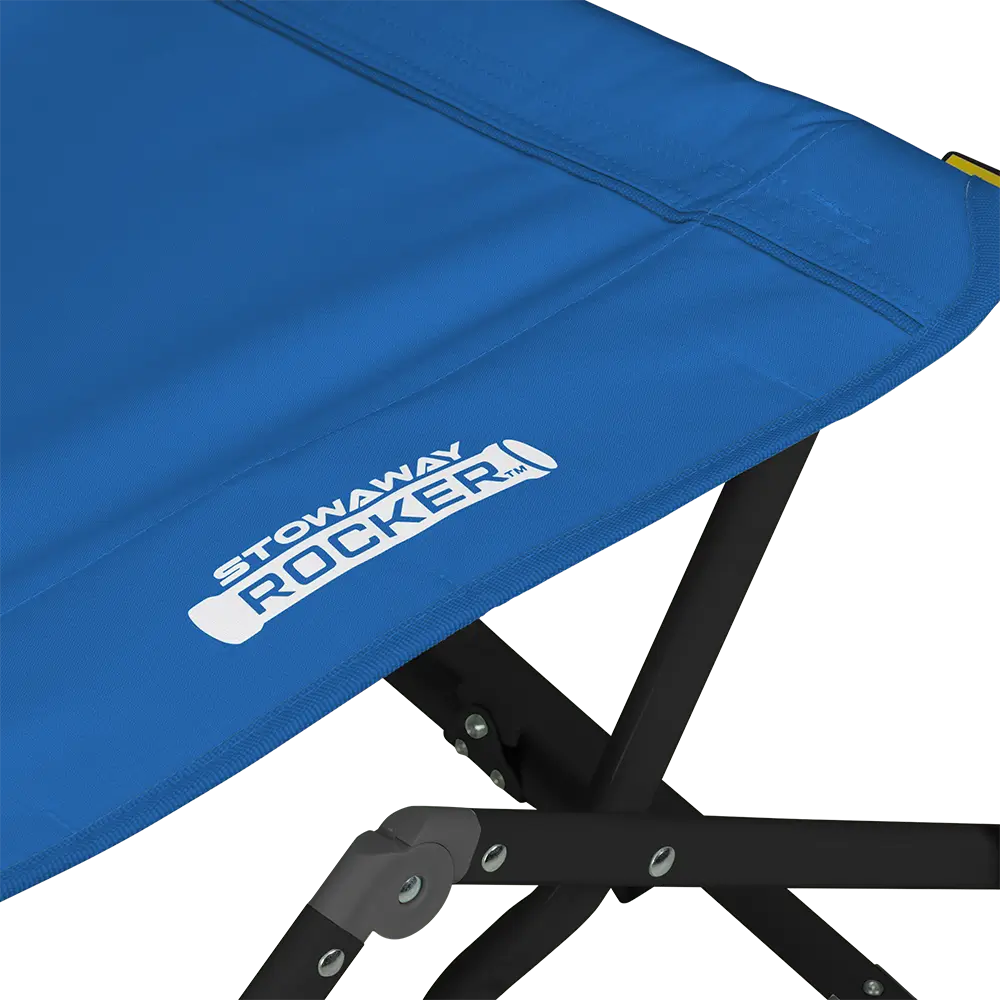 Patented Spring-Action Stowaway Rocker - Choice 794 - Heavy-Duty Kickback Rocker with Beverage Holder Detail