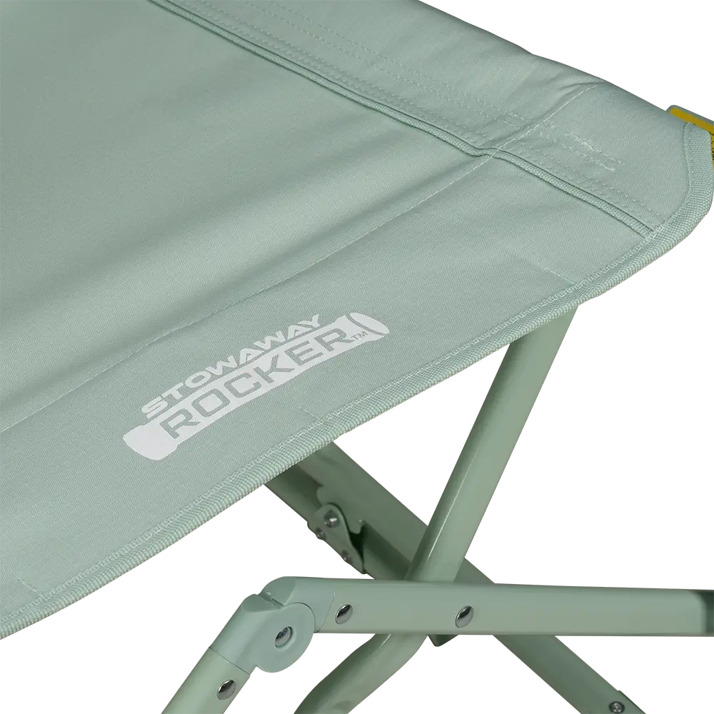 Patented Spring-Action Stowaway Rocker - Choice 794 - Heavy-Duty Kickback Rocker with Beverage Holder Detail