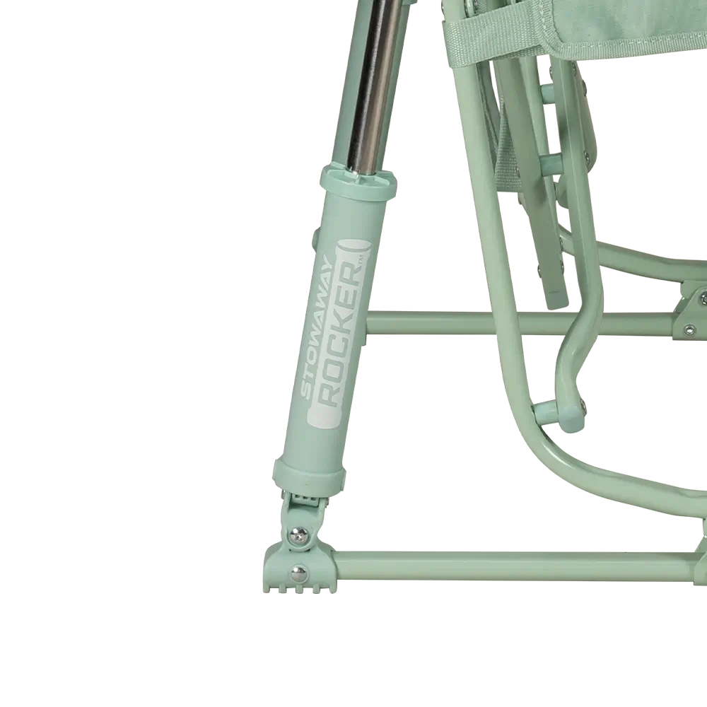 Patented Spring-Action Stowaway Rocker - Choice 794 - Heavy-Duty Kickback Rocker with Beverage Holder Detail