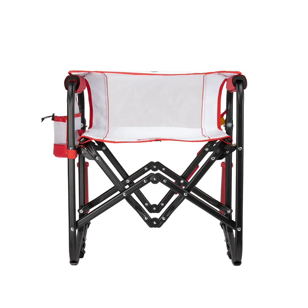 Patented Spring-Action Stowaway Rocker - Choice 794 - Heavy-Duty Kickback Rocker with Beverage Holder Detail