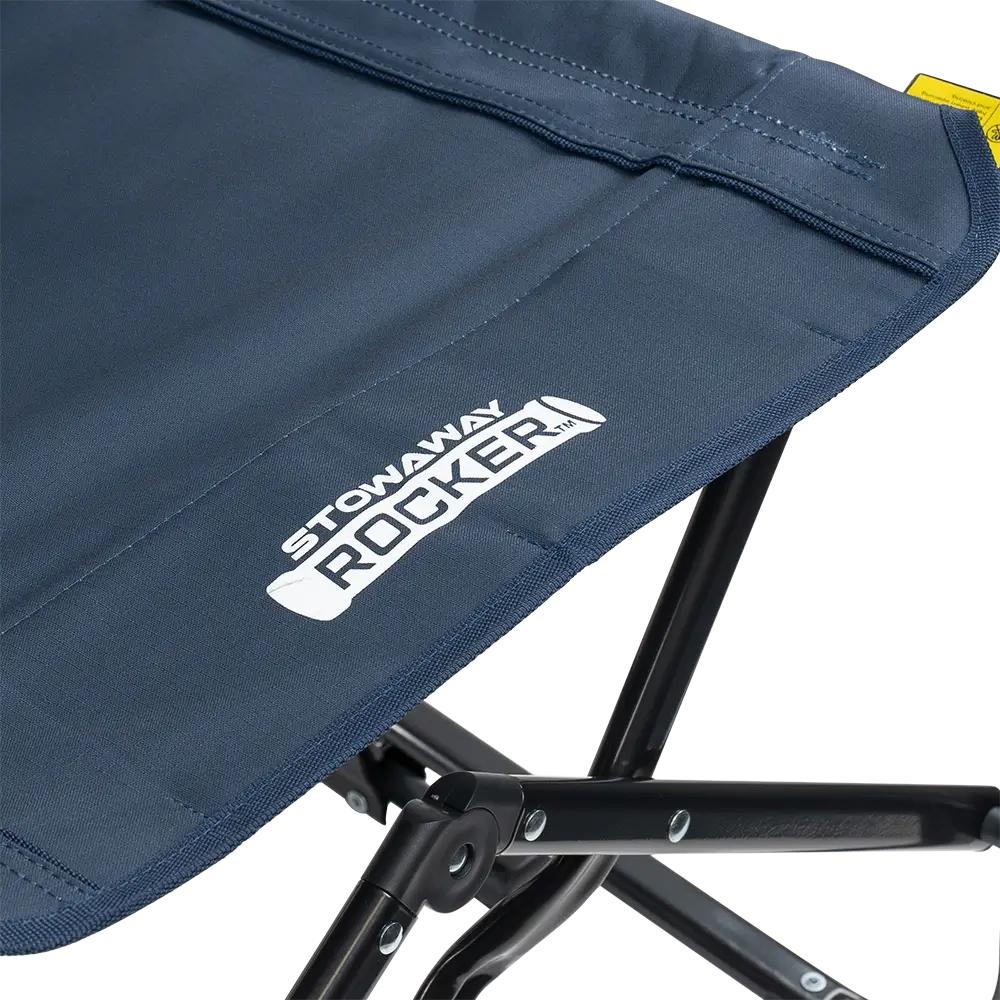 Patented Spring-Action Stowaway Rocker - Choice 794 - Heavy-Duty Kickback Rocker with Beverage Holder Detail