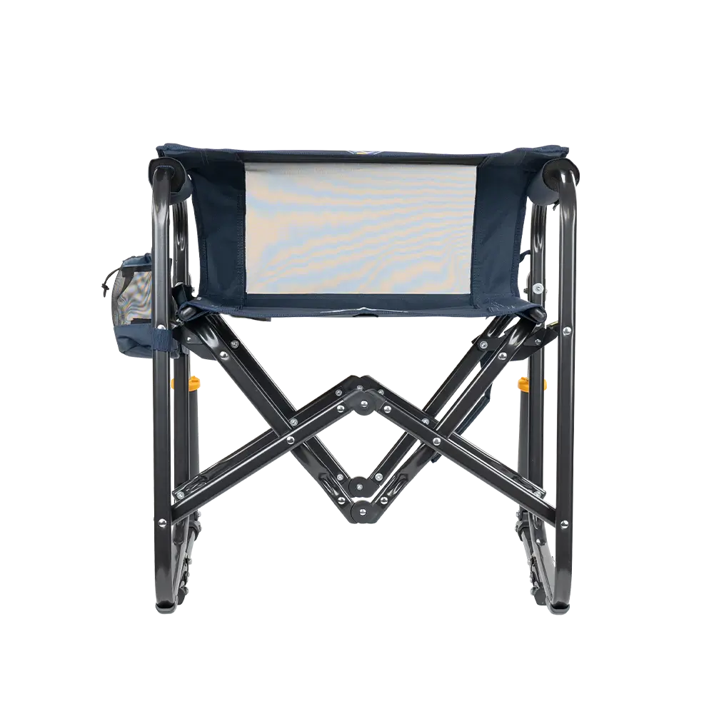 Patented Spring-Action Stowaway Rocker - Choice 794 - Heavy-Duty Kickback Rocker with Beverage Holder Detail
