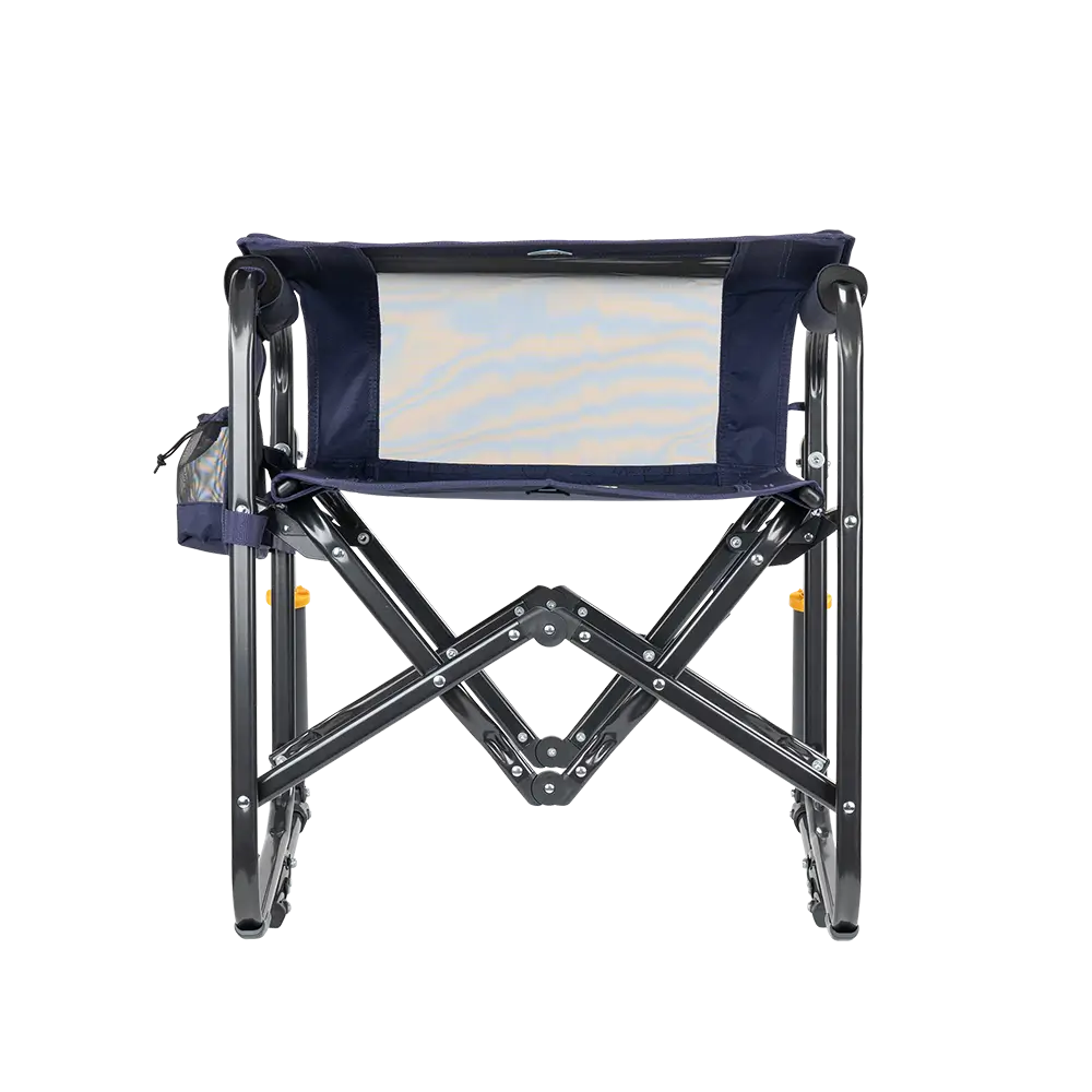 Patented Spring-Action Stowaway Rocker - Choice 794 - Heavy-Duty Kickback Rocker with Beverage Holder Detail