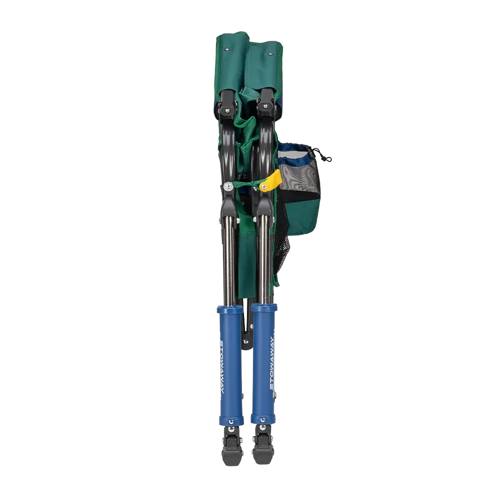 Patented Spring-Action Stowaway Rocker - Choice 794 - Heavy-Duty Kickback Rocker with Beverage Holder Detail