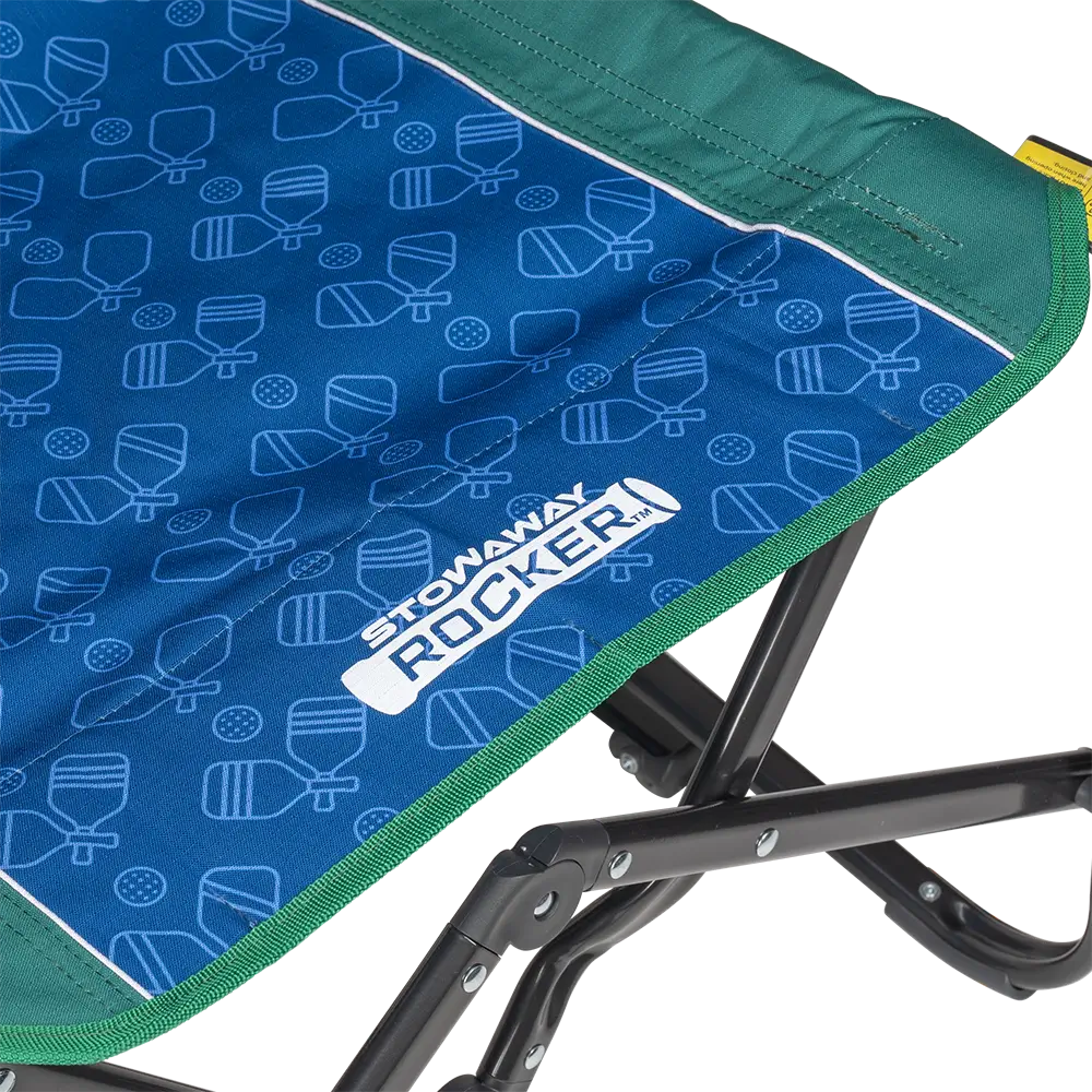 Patented Spring-Action Stowaway Rocker - Choice 794 - Heavy-Duty Kickback Rocker with Beverage Holder Detail