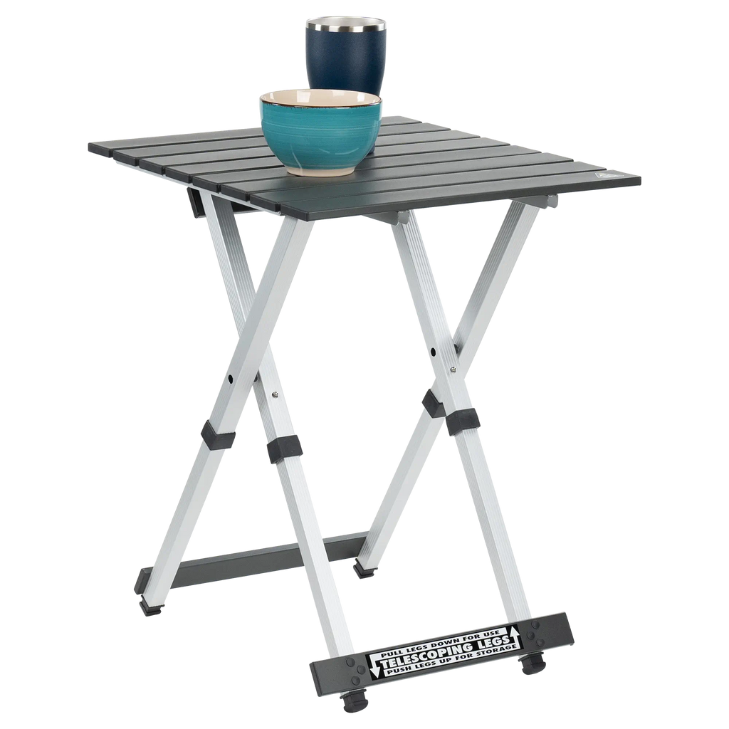 Slim-Fold Compact Camp Table 20 - Choice 513 - Portable Camping Table with Heat-Resistant Countertop Detail