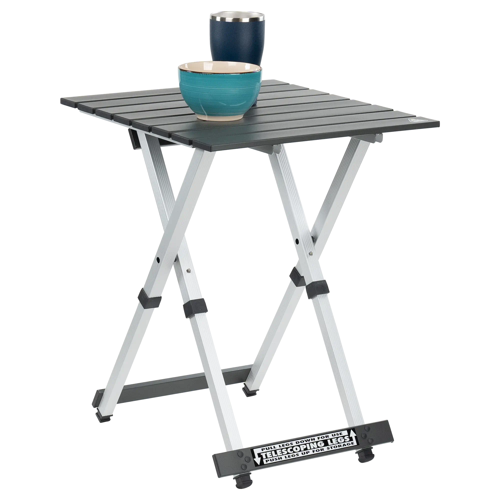 Slim-Fold Compact Camp Table 20 - Choice 513 - Portable Camping Table with Heat-Resistant Countertop Detail