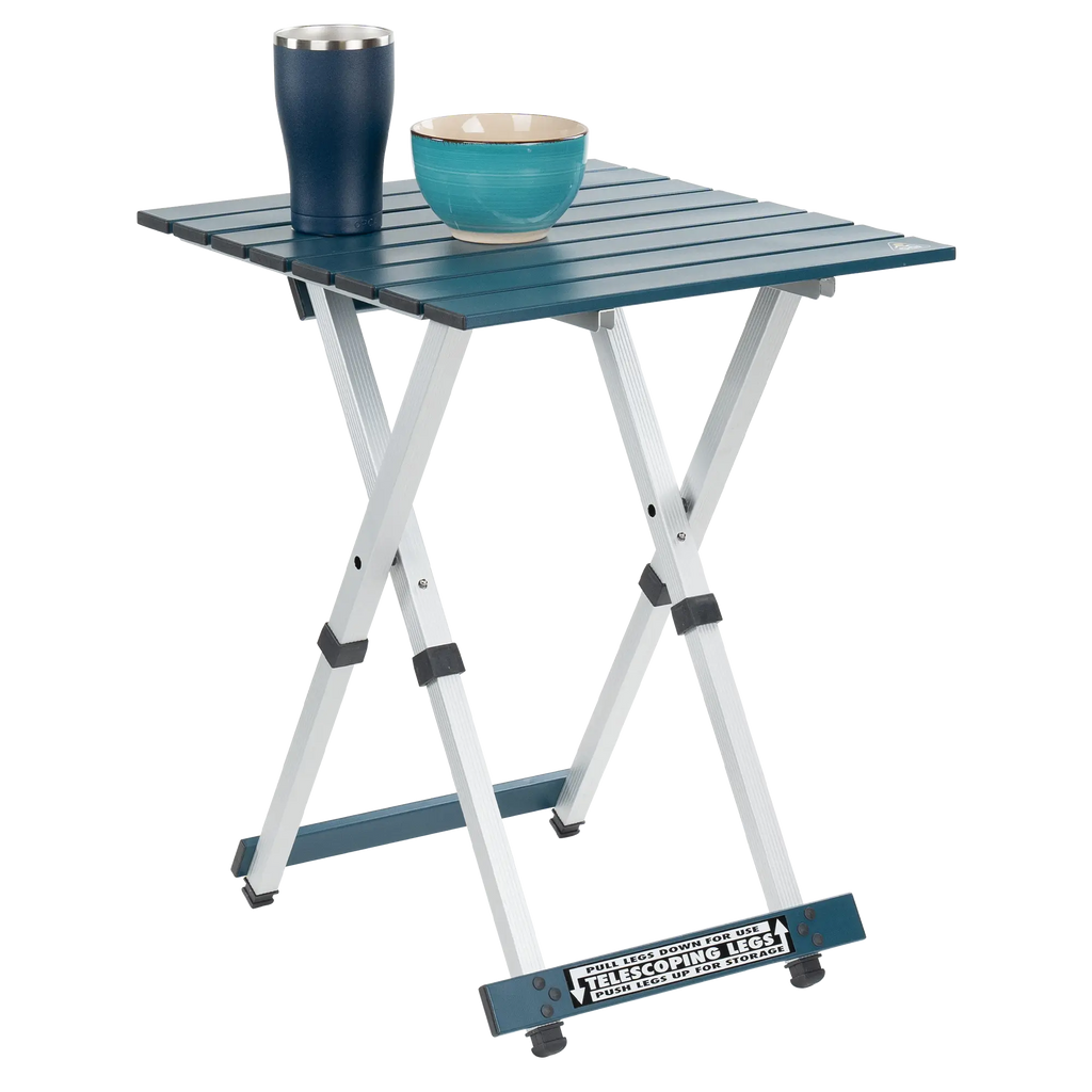 Slim-Fold Compact Camp Table 20 - Choice 513 - Portable Camping Table with Heat-Resistant Countertop Detail