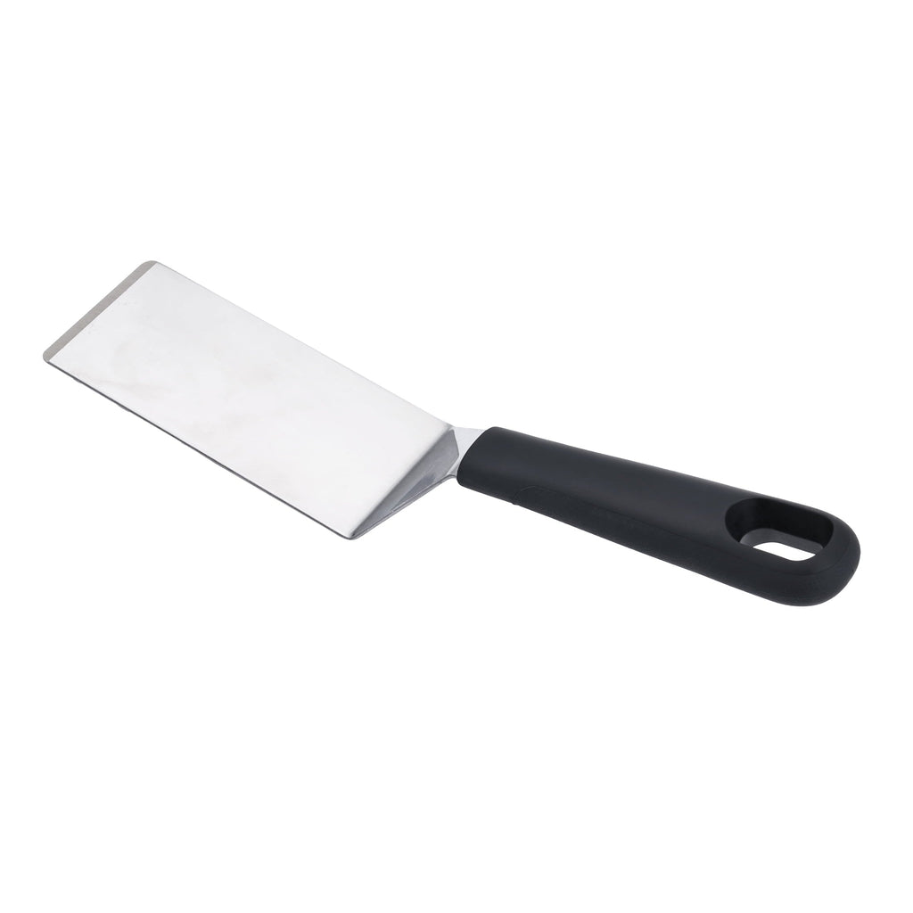Heavy Duty Stainless Steel Mini Dessert Spatula with Softgrip Handle for Serving Pancakes or Desserts - Multi-Purpose Hand Tool for Daily Meal Prep Detail