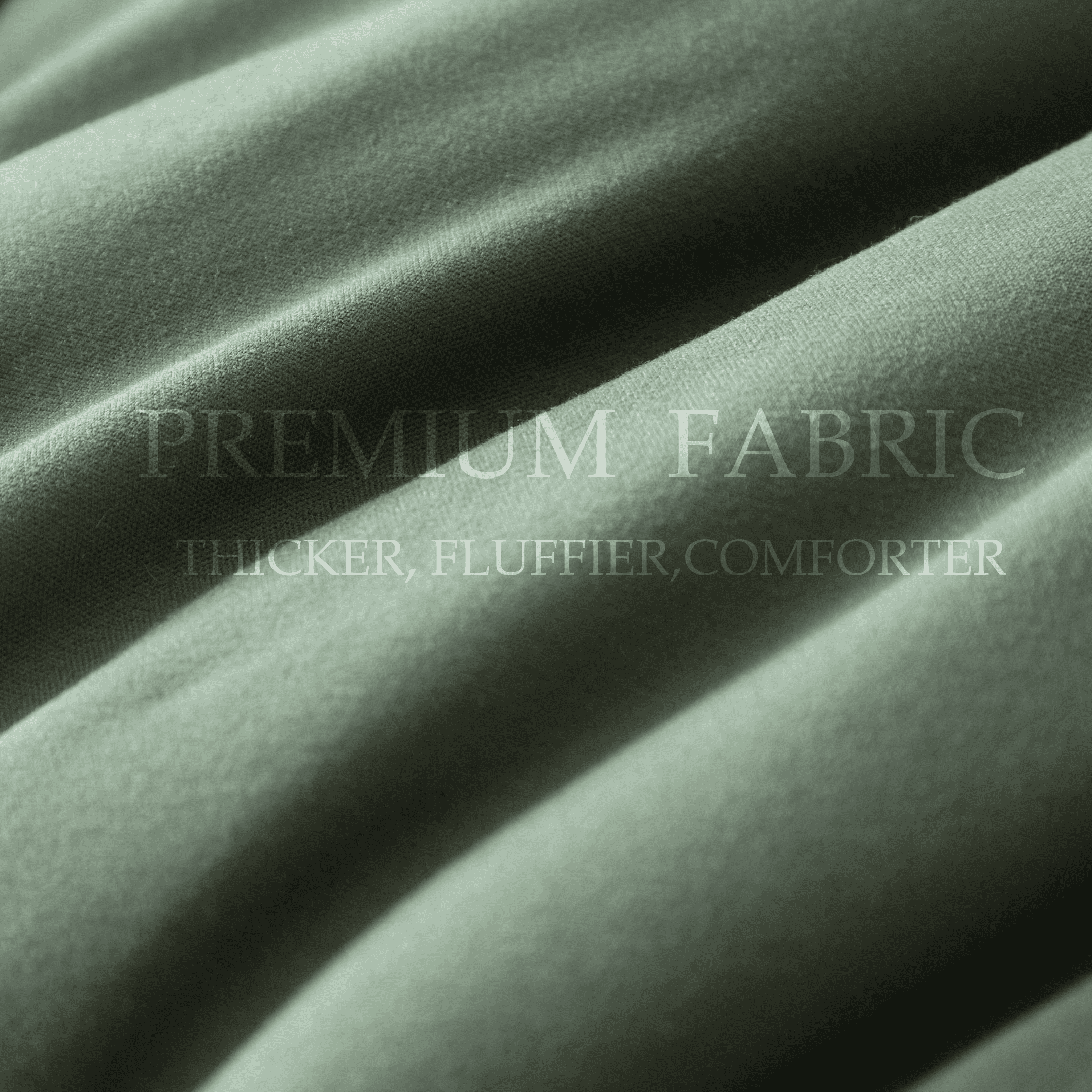 All-Season 3-Piece Twin Size Comforter Set, Green Down Alternative Reversible Bedding Set, All-Season Quilted Soft Comforter wit... - All-Season Down Alternative Comforter Insert Detail