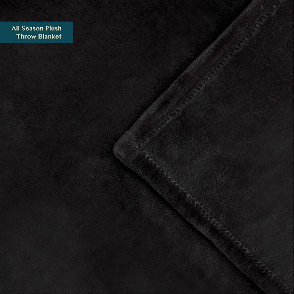 Reversible Sherpa Fleece Blanket Throw | Super Soft, Plush, Luxury Flannel Throw | Lightweight Microfiber Blanket for Sofa Couch Bed 50... - Super Soft Reversible Sherpa Flannel Blanket Detail
