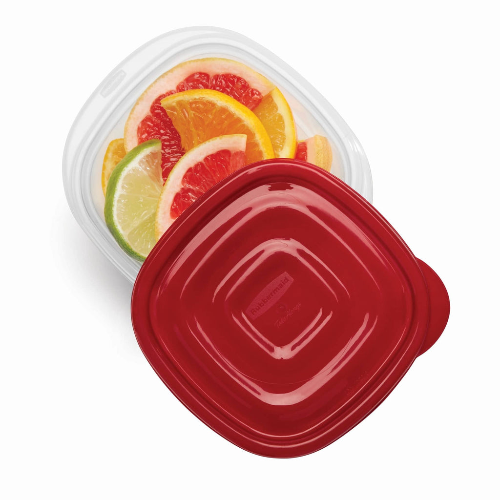 Playful Geometric (2 pack) 2.1 cups Clear Food Storage Container 5 pk - Fun Food Fidget Cookie Squishable Toy Detail
