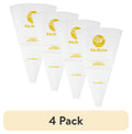 Time-Saving (4 pack) Reusable Featherweight Decorating Piping Bag, Plastic, 8-in. - Premium Stainless Steel Garlic Presser & Peeler - Default Title