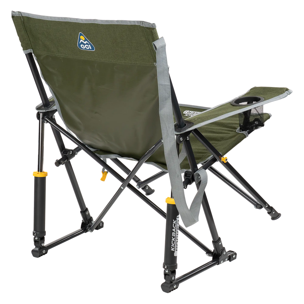 Heavy-Duty Freestyle Kickback Rocker - Choice 345 - Freestyle Rocker Portable Outdoor Folding Chair Detail