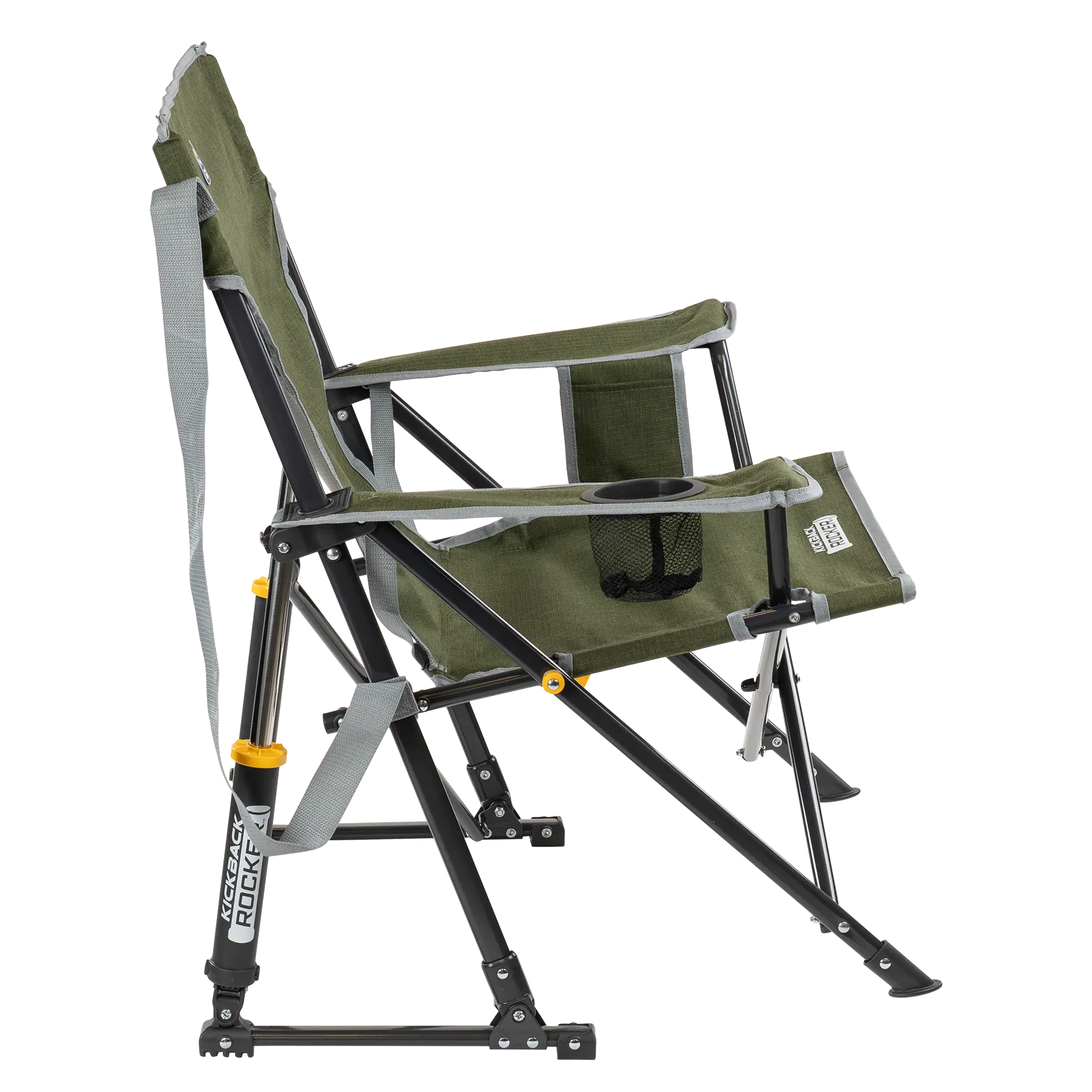 Heavy-Duty Freestyle Kickback Rocker - Choice 345 - Freestyle Rocker Portable Outdoor Folding Chair Detail