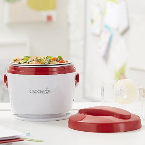 Leak-Proof Crock-Pot Portable Lunch Food Warmer – Red S04M - Self-Heating Lunch Box for Office and Car Travel Detail