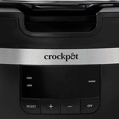 Programmable Crock-Pot Thermoshield 6 Quart Slow Cooker with Carry Handles S12S - Programmable Slow Cooker with Oval Ceramic Pot Detail