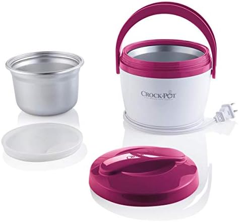 Self-Heating Crock-Pot Lunch Crock Portable Food Warmer 20oz – Pink S03U - Leak-Proof Heated Bento Box Lunch Warmer Detail