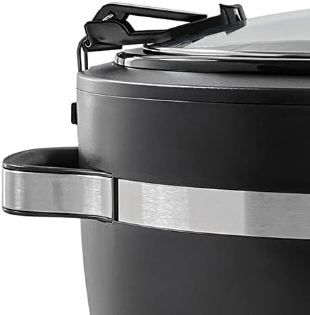 Programmable Crock-Pot Thermoshield 6 Quart Slow Cooker with Carry Handles S12S - Programmable Slow Cooker with Oval Ceramic Pot Detail