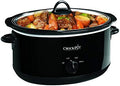 Large Capacity Crock-Pot 8 Quart Manual Slow Cooker – Black S10Q - Large Capacity Electric Stew Pot & Slow Cooker - 8 Quarts Black