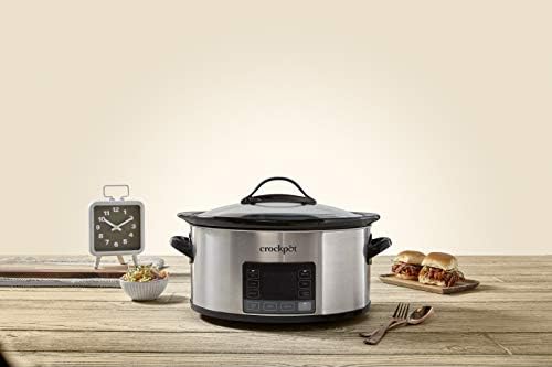 Programmable Crock-Pot MyTime 6 Quart Programmable Slow Cooker S08D - Digital Crock Pot Slow Cooker for Family Meals Detail