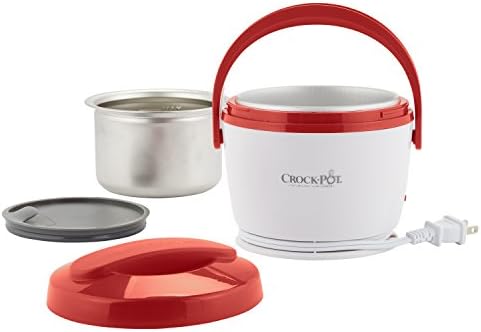 Leak-Proof Crock-Pot Portable Lunch Food Warmer – Red S04M - Self-Heating Lunch Box for Office and Car Travel Detail