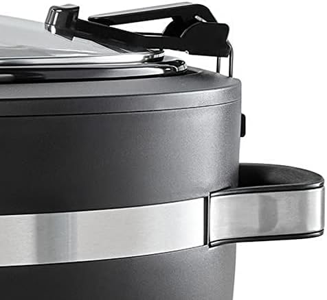 Programmable Crock-Pot Thermoshield 6 Quart Slow Cooker with Carry Handles S12S - Programmable Slow Cooker with Oval Ceramic Pot Detail