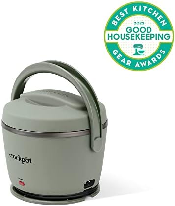 Self-Heating Crock-Pot Portable Electric Lunch Box Food Warmer – Green S21D - Mini Personal Food Warmer for Healthy Meal Prep Detail