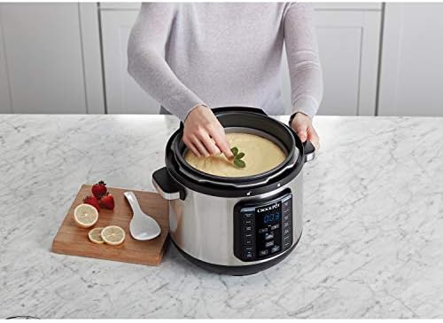 Multi-Functional Electric Crock-Pot 8 Quart Express Crock Multi-Use Pressure Cooker S05K - Heavy-Duty Stainless Steel Speed-Cooking Pot Detail