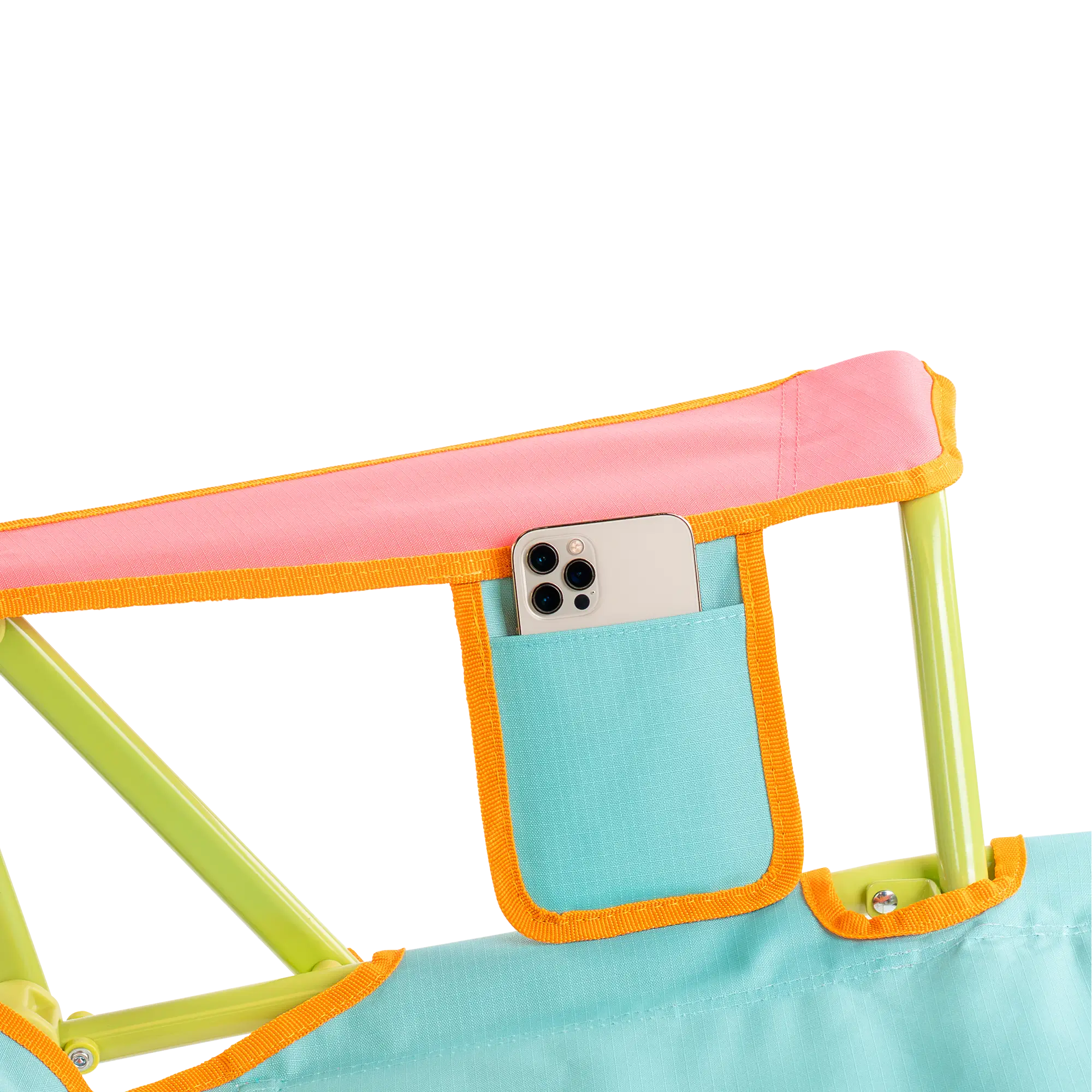 Patented Spring-Action Comfort Pro Rocker - Choice 375 - Freestyle Rocker Portable Outdoor Folding Chair Detail
