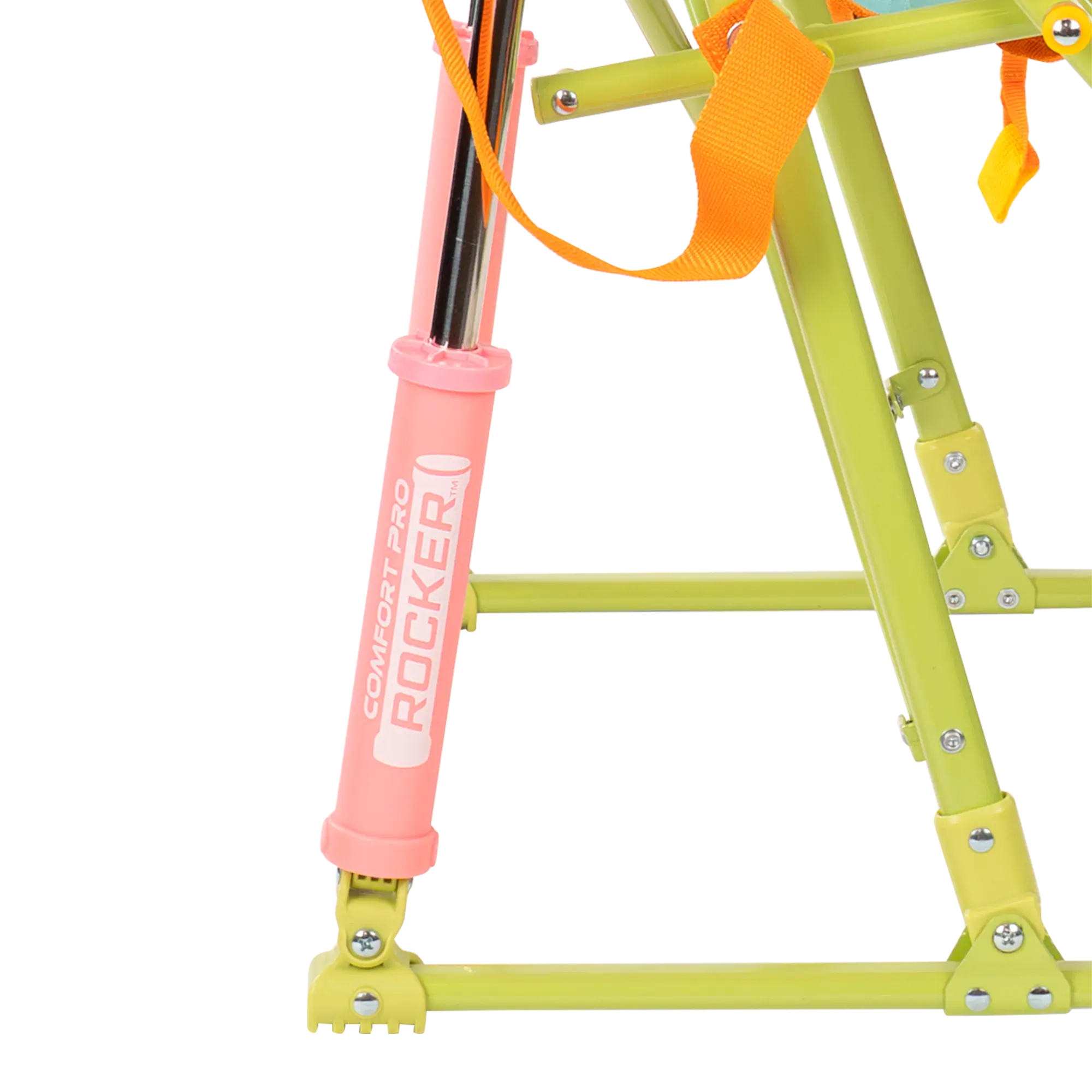 Patented Spring-Action Comfort Pro Rocker - Choice 375 - Freestyle Rocker Portable Outdoor Folding Chair Detail