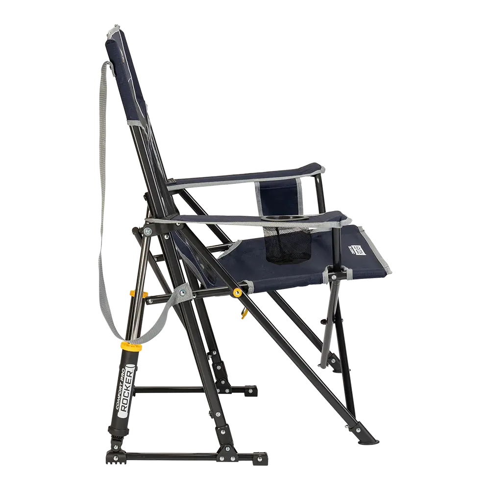 Patented Spring-Action Comfort Pro Rocker - Choice 375 - Freestyle Rocker Portable Outdoor Folding Chair Detail