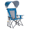Heavy-Duty Freestyle SunShade Rocker - Choice 550 - RoadTrip Rocker Smooth Motion Camp Chair - Neptune Blue