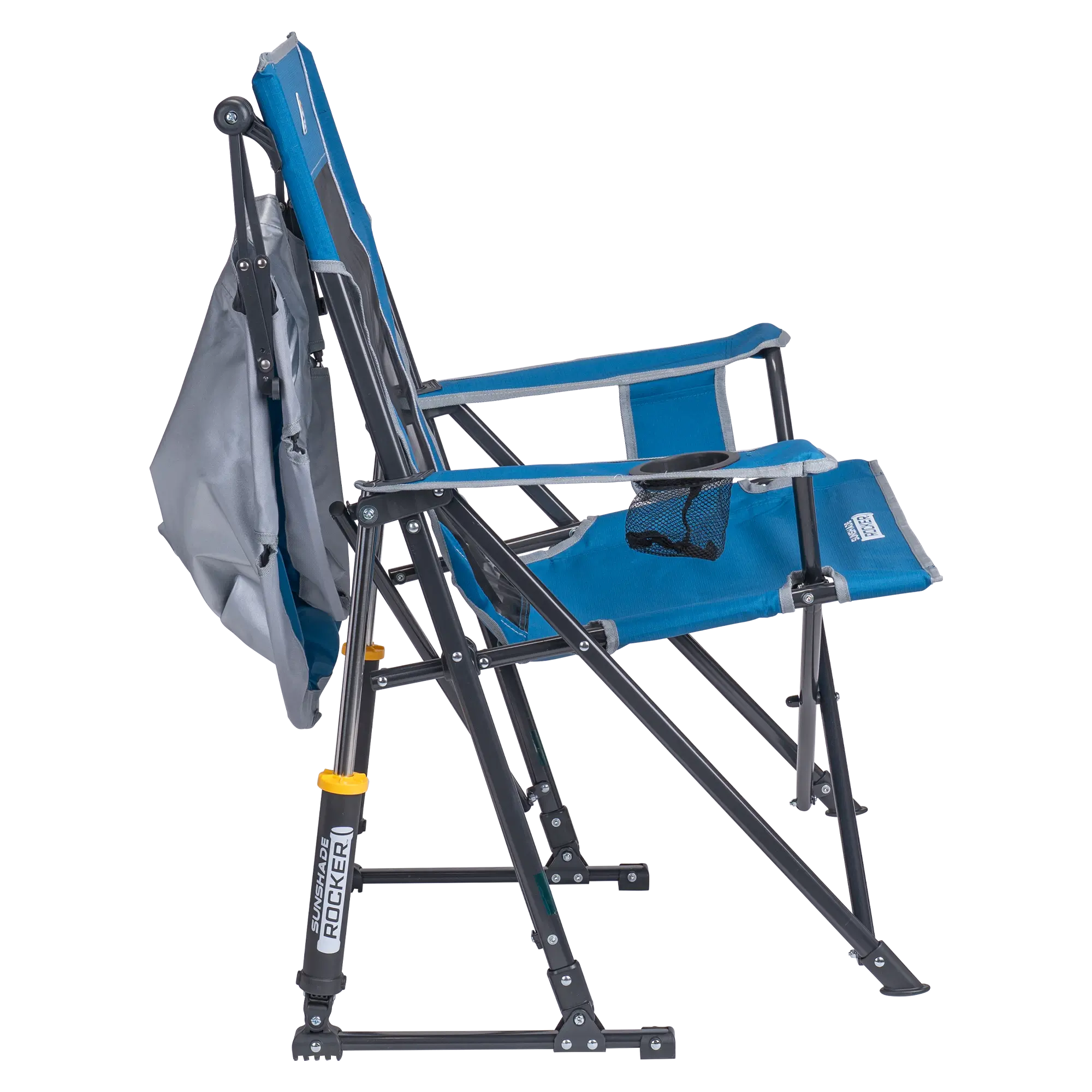 Heavy-Duty Freestyle SunShade Rocker - Choice 550 - RoadTrip Rocker Smooth Motion Camp Chair Detail