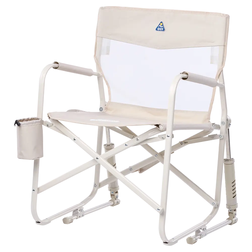 Smooth Motion Freestyle Rocker Elite - Choice 460 - Heavy-Duty Kickback Rocker with Beverage Holder Detail