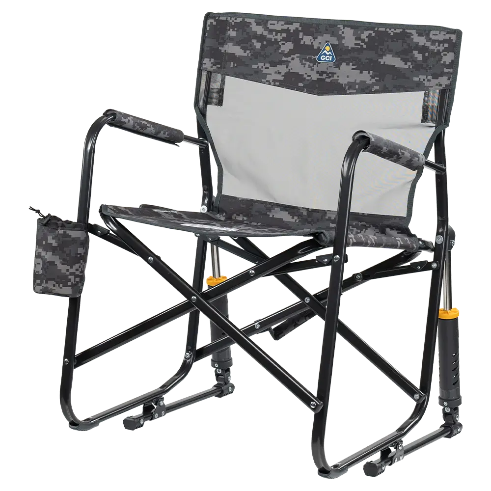 Smooth Motion Freestyle Rocker Elite - Choice 460 - Heavy-Duty Kickback Rocker with Beverage Holder Detail