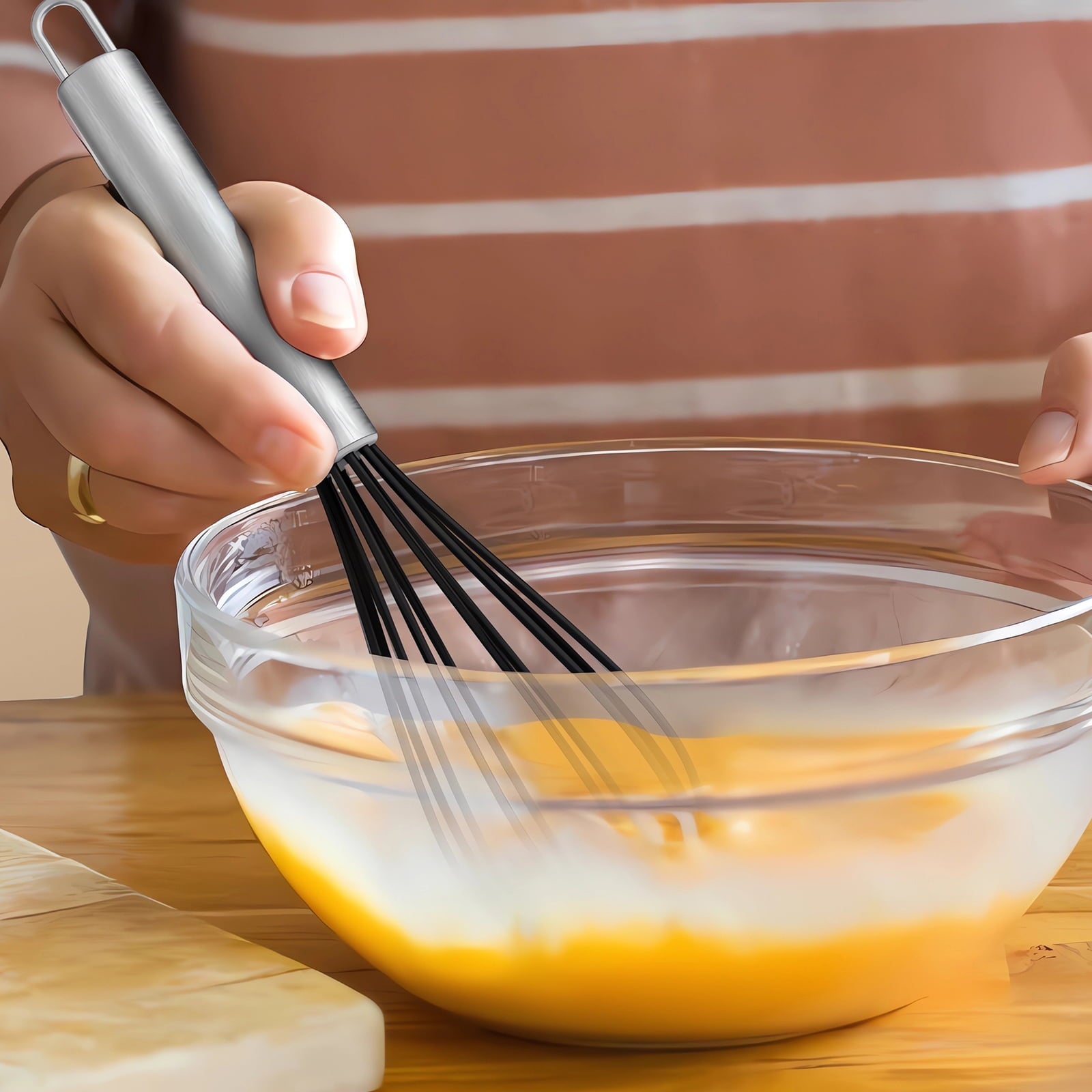 Professional Grade Silicone Cooking Utensils Set - 446°F Heat Resistant Kitchen Utensils,Turner Tongs,Spatula,Spoon,Brush,Whisk,Ki... - High-Precision Culinary Tool for Baking & Cooking Detail