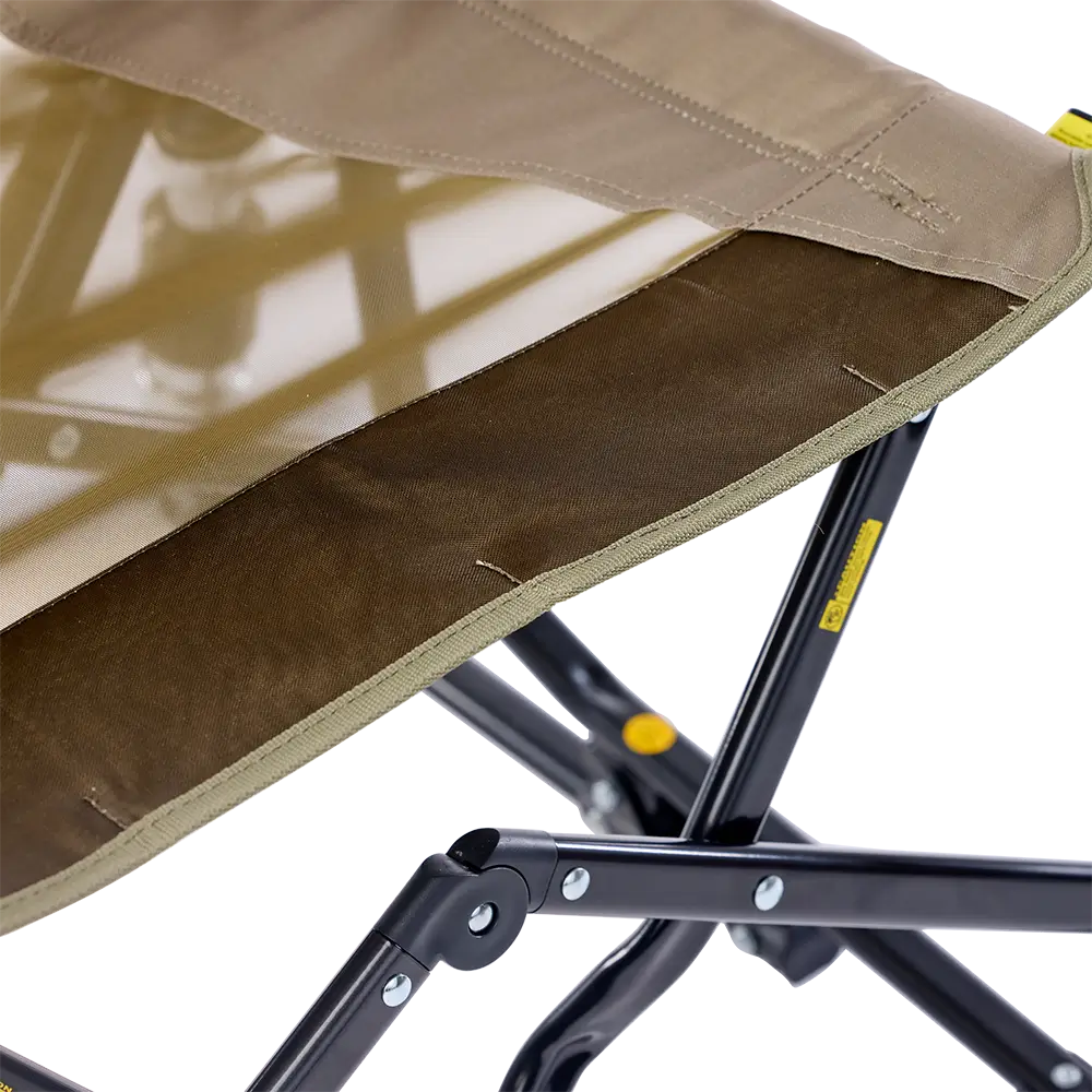 Heavy-Duty Freestyle Adjustable Rocker - Choice 573 - Patented Spring-Action Rocking Chair for Camping Detail