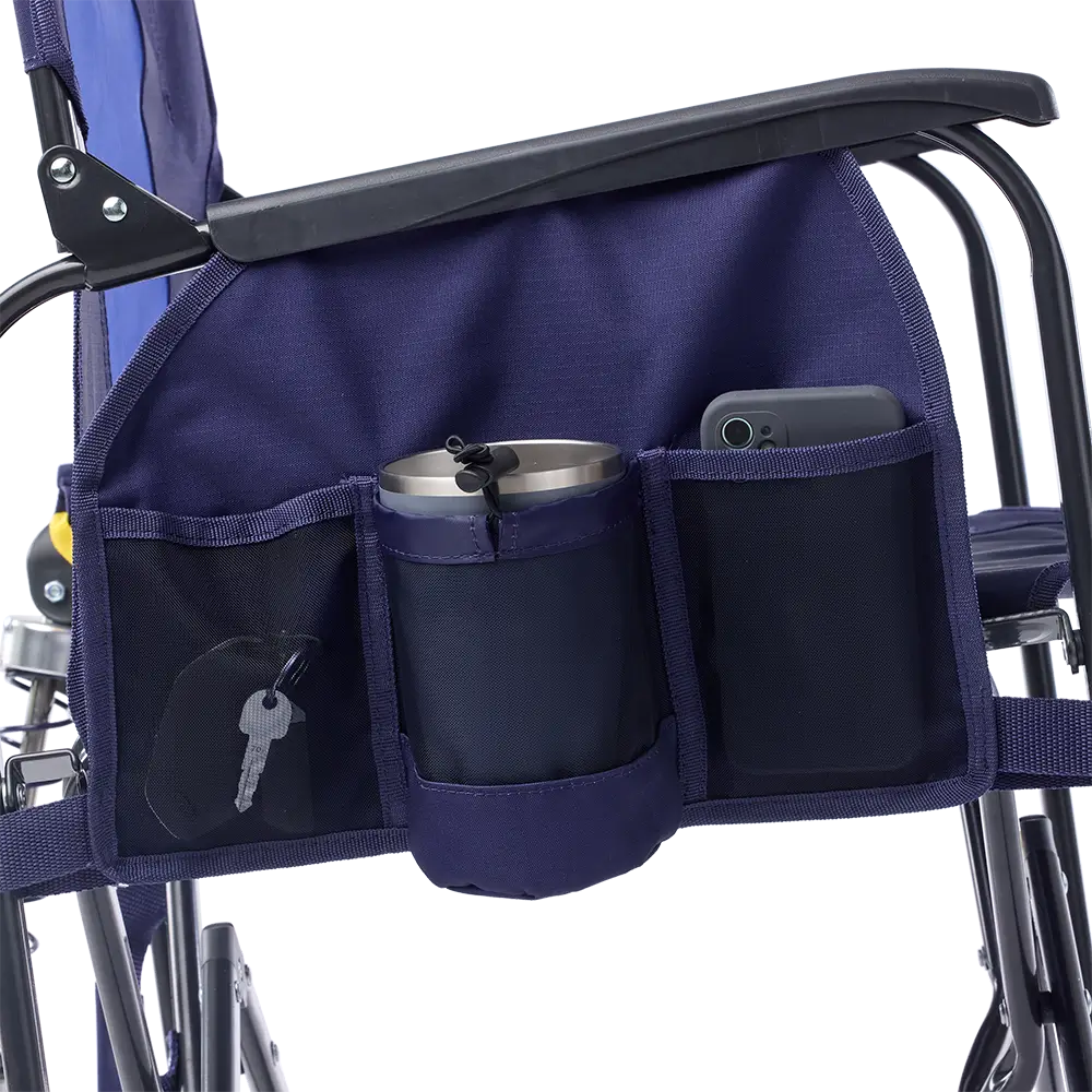 Heavy-Duty Freestyle Adjustable Rocker - Choice 573 - Patented Spring-Action Rocking Chair for Camping Detail