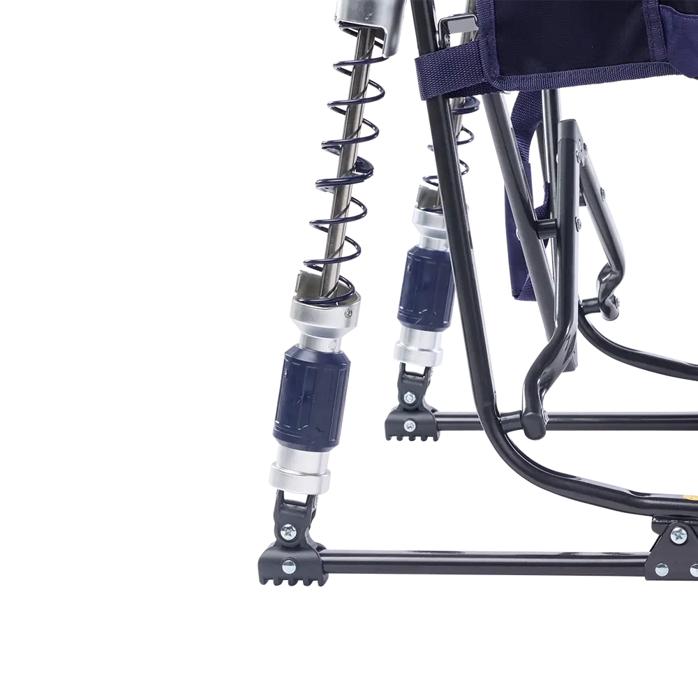 Heavy-Duty Freestyle Adjustable Rocker - Choice 573 - Patented Spring-Action Rocking Chair for Camping Detail