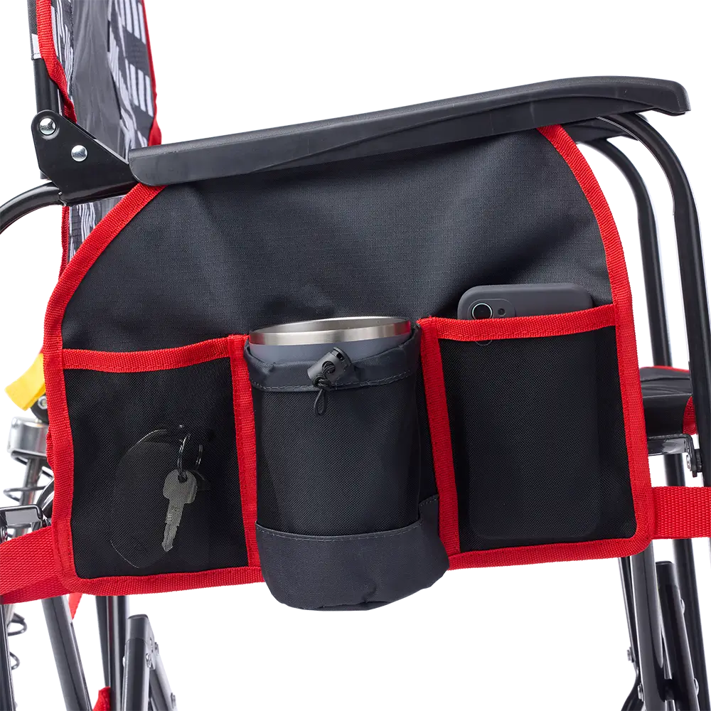 Heavy-Duty Freestyle Adjustable Rocker - Choice 573 - Patented Spring-Action Rocking Chair for Camping Detail