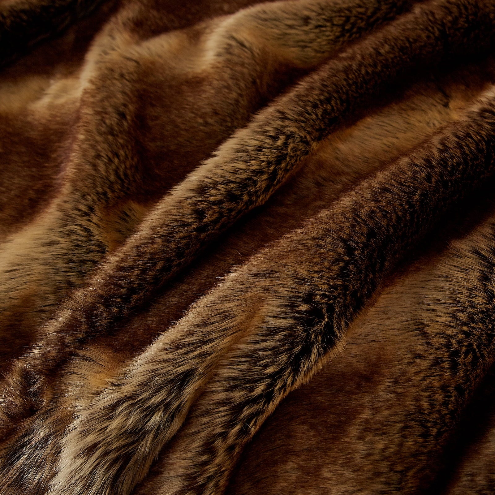 Super Soft Flannel Luxury Faux Fur Throw Blanket for Bed Super Thick Warm Long Fluff Fuzzy Blankets for Bedroom Living Room, 60" x 80", ... - Cozy Fleece Throw Blanket for Couch & Bed Detail