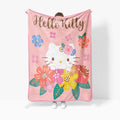 Decorative Knitted Floral Grace 46 x 60 Coral Fleece Kids Throw Blanket - Soft Bedding Accessories - Cozy Fleece Throw Blanket for Couch & Bed - Default Title