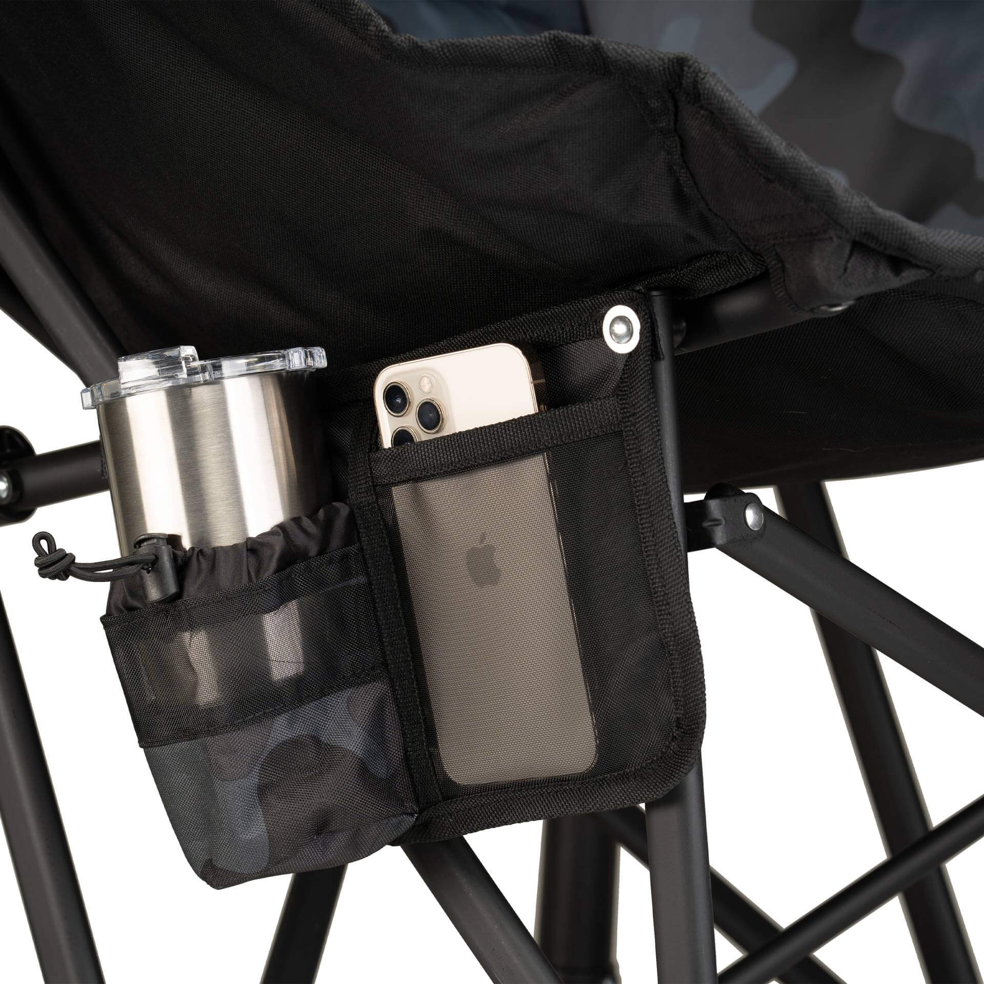 Smooth Motion Puff Rocker - Choice 731 - RoadTrip Rocker Smooth Motion Camp Chair Detail